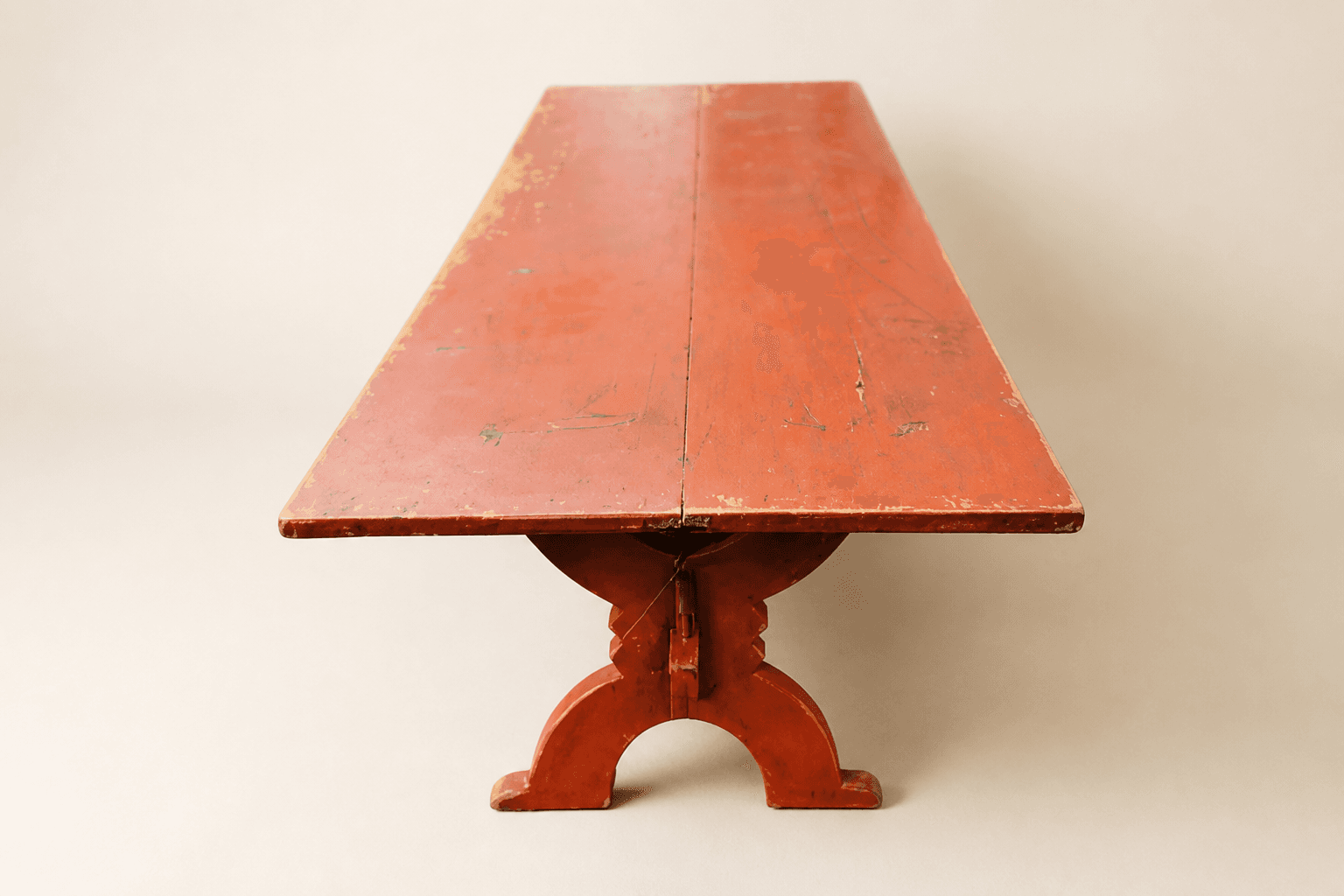 LANGBORD FRA ØSTERDALEN MED SKUFF | ÅR CA 1820-50.