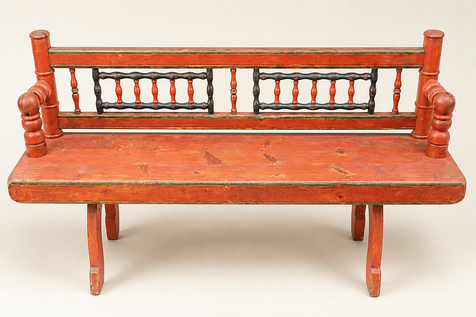 VENDEBENK FRA ØSTERDALEN | År ca. 1820-40